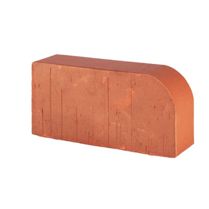 Печной кирпич радиусный полнотелый Lode Janka F15 (R60) гладкий, 250х120х65 мм